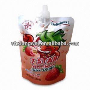 fruit juice spouted bags