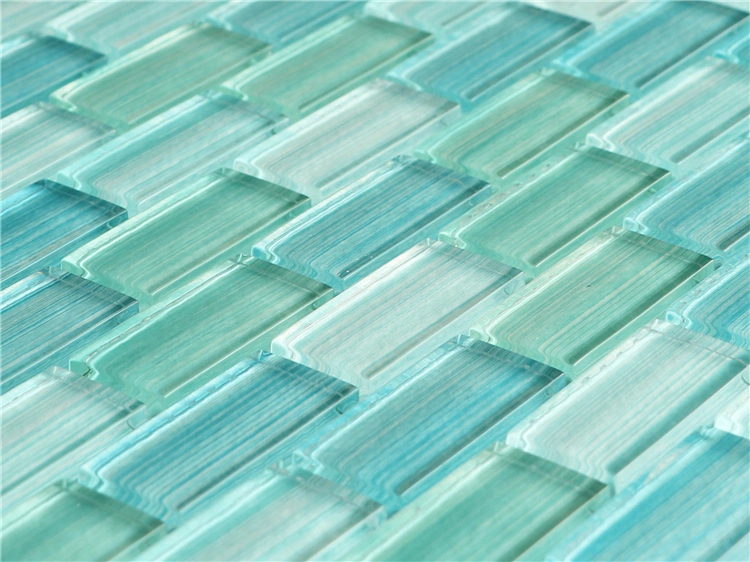 Pool Crystal Glass Mosaic Tile for Bathroom Walls