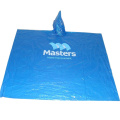 Promotionele regenponcho met aangepast logo