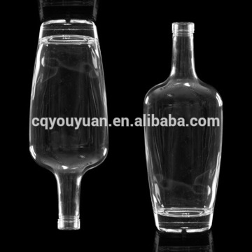 Weight Empty Fake Wine Bottles 750 ML Transparent