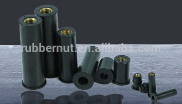 Copper insert nut Rubber