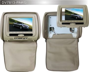 7 Inch Black Car Headrest Dvd Players Pal / Ntsc For Bmw