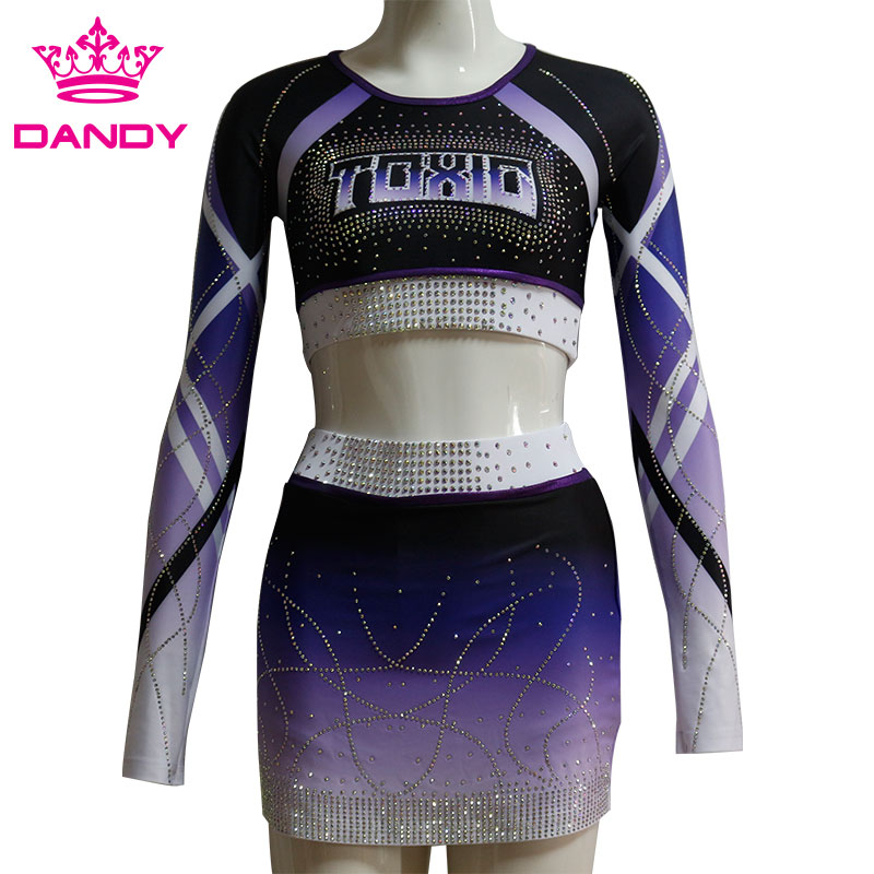 Φόρεμα Custom Full Dye Sublimated Ombre Cheerleader