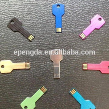 promotional logo usb flash drive key shape 2gb 4gb 8gb,logo key shape usb flash drive with package,8gb key usb
