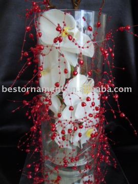 Popular Red Acrylic Bead Garland