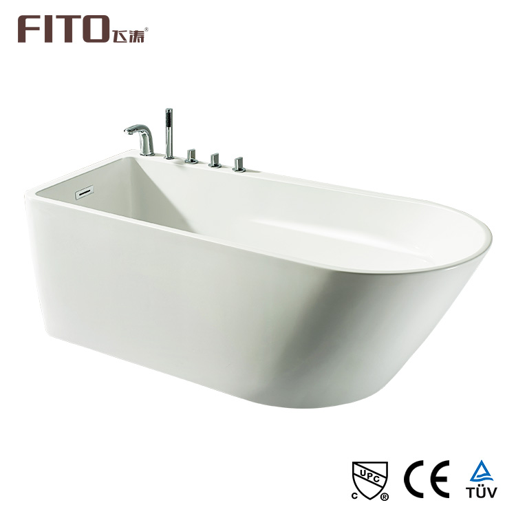 Wholesale China 1700X800X590MM Indoor Tub White Adult Freestanding Soaking Bathtub