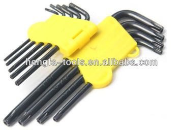 9pcs star shape internal hexagonal wrench