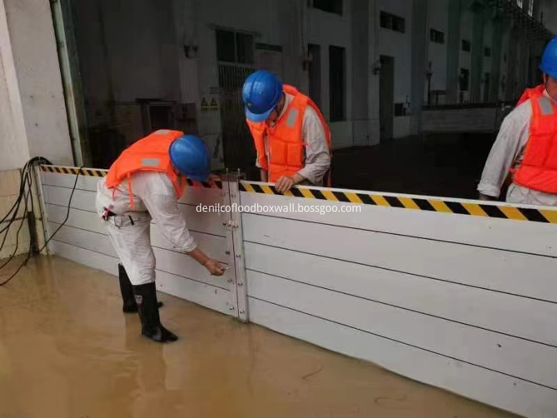 Application Of Aluminum Flood Control Barrier