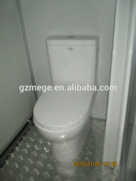 Professional assembled container toilet
