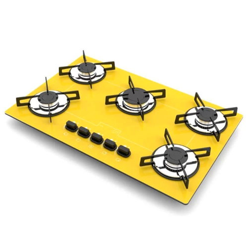 Kompor Kuning 5 Pembakar Gas Cooktop