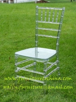 transparent chiavari chair, resin dior acrylic furniture