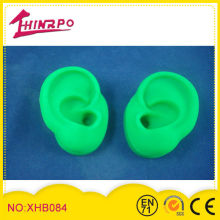 silicone ear model for showing hearing aid