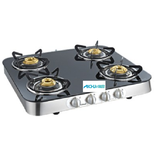 Queimadores de latão de alta eficiência de Cooktop de vidro temperado