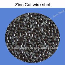 Blasting shot of zinc shot