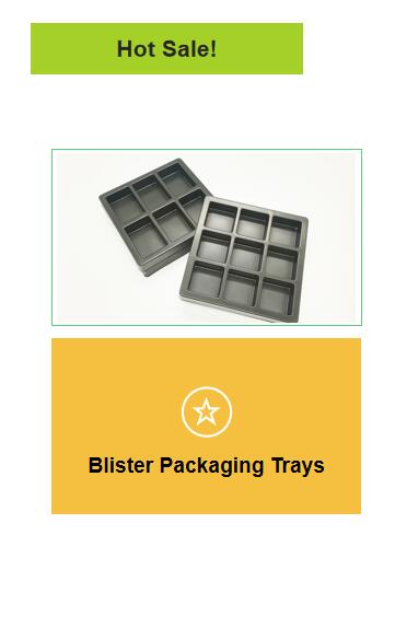 Custom Design Packaging Tray Box Blister Plastic Insert