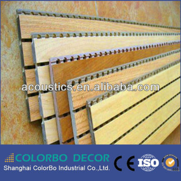 veneer surface decorated acoustic boards