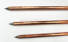 Strong corrosion resistance copper clad steel earthing rod / copper weld steel grounding rod China factory