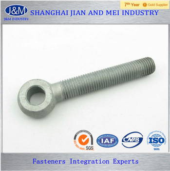 open high strength weld eye bolts