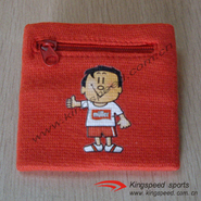 zipper wristband,sweatband,sport wristband