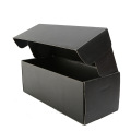 Custom Folding Corrugated Die Cut Black Mailer Box