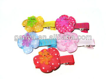 Cotton hair clip