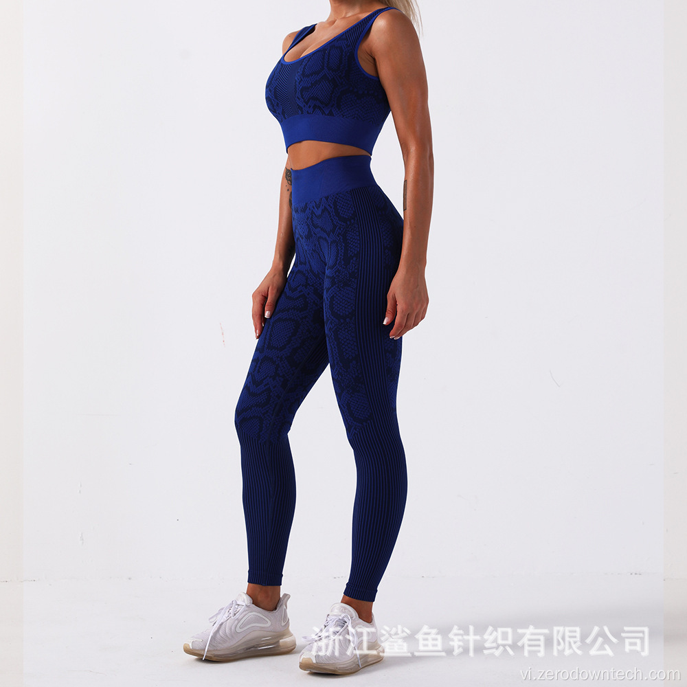 Yoga Leggings Set Two Pieces Quần