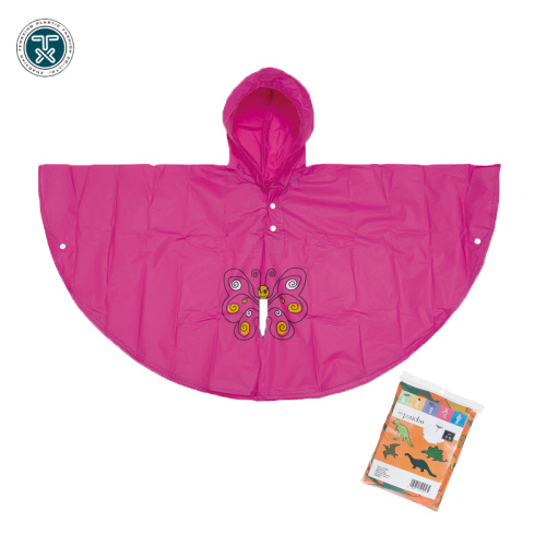 Volledige overdruk Kinder regenponcho