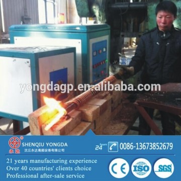 120KW Steel/iron rods bolts forge heating induction equipment