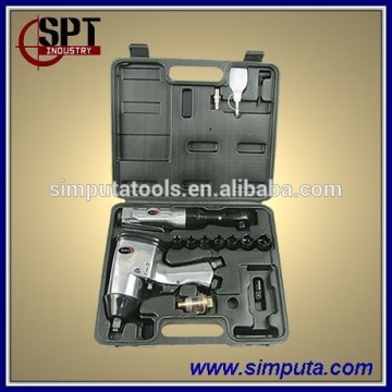 15pcs Air impact wrench and ratchet wrench kit (SPT-AK002A)