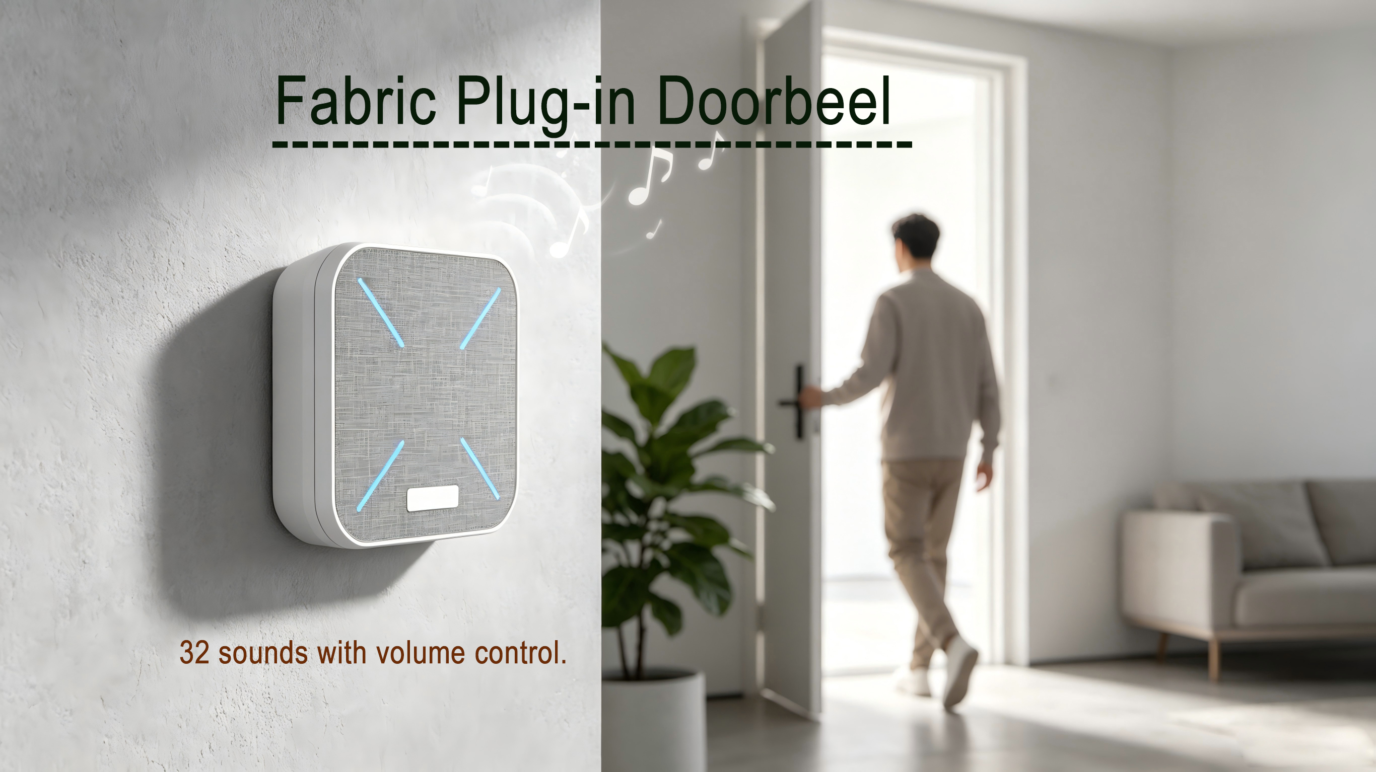 AC门铃装饰无线门铃 AC Doorbell Decorative Wireless Doorbell