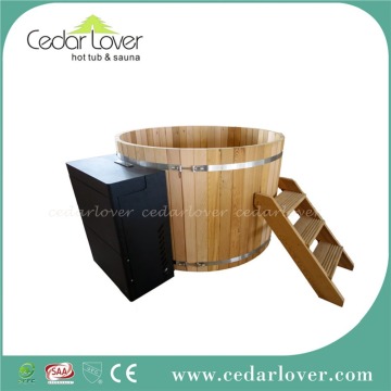 Organic outdoor spa product red cedar hot tub spa