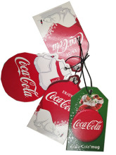 Paper Printed Famous Brands Hang Tag With String