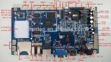 Android network player PCBA board with HDMI, VGA, LVDS output, Rockchip solution
