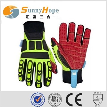 Oil and Gas Impact Gloves TPR Protection gloves mechanic protection gloves safety gloves