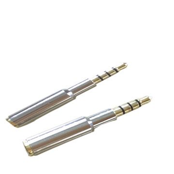 Siliver plated Metal 3.5mm Stereo Male to 3.5mm Female Stereo Audio Headphone Mic Adapter Converter