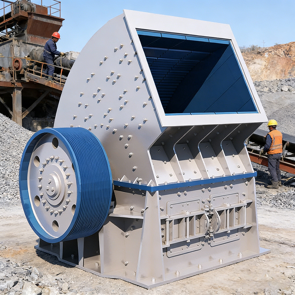 peralatan penghancur batu stone crushing equipment