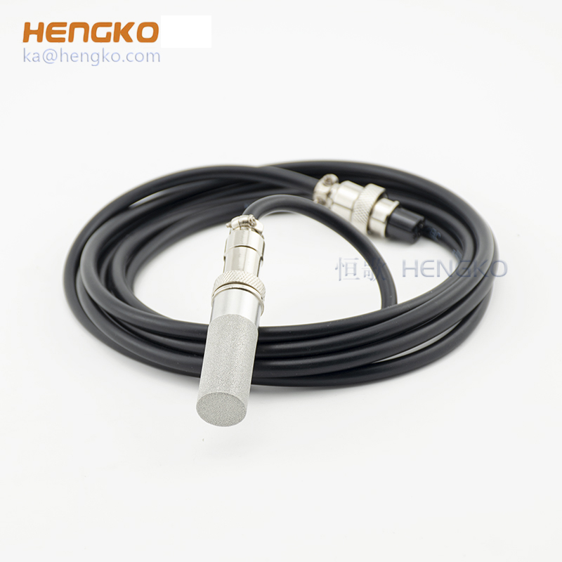 waterproof sensor metal stainless steel protective cover housing cable with RHT for temperature & humidity sensor