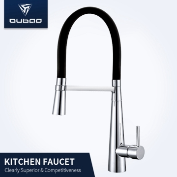 Silicon Hose Long Neck Pullout Sprayer Tap Faucet