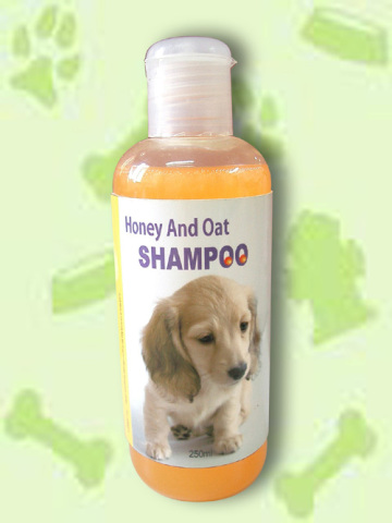 label dog shampoo/manufacturers label dog shampoo