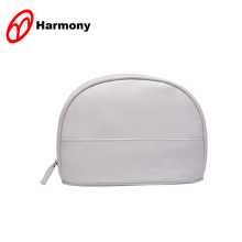 New design white PVC leather cosmetic cheap woman bag