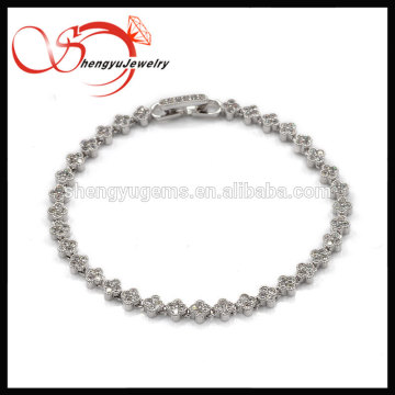 Full Diamonds Bracelets S925 Pure Silver Bracelet For Women Wholesales