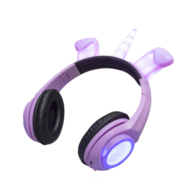 Glowing LED Light Up Animal Stereo Wired Headset