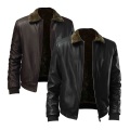 Custom Cost-effective Warm Men's Leather Jacket for Winter