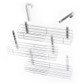 Detachable metal bathroom rack wall mounted hanging rack