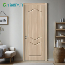 Unpainted solid wood swing door