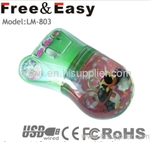 Custom Floater Foot Shape Liquid Mouse?