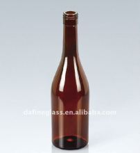 500ml unique empty amber poland beer wine bottle factory