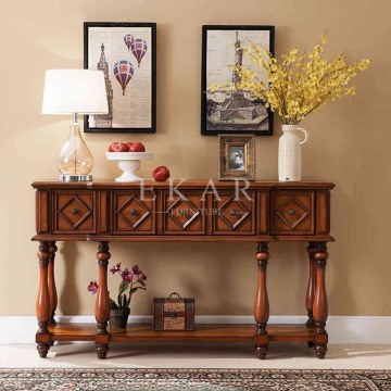 Chinese Praying Items High Narrow Table Console Table Walnut Wood