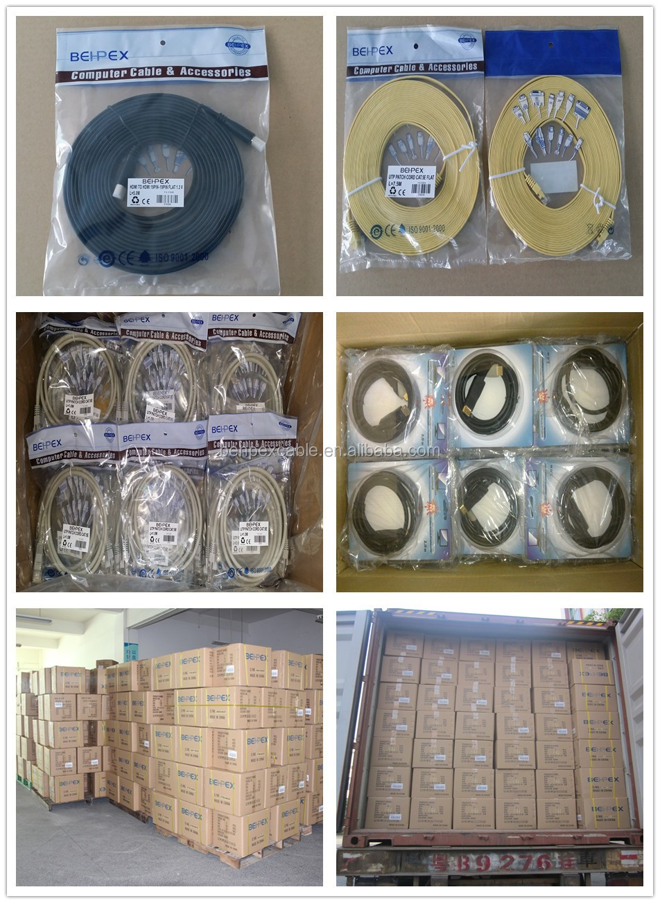 Extra Flat UTP Cat6 Cable 8 Pin Cable with High Quality