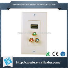 HDMI wall plate rca connector female